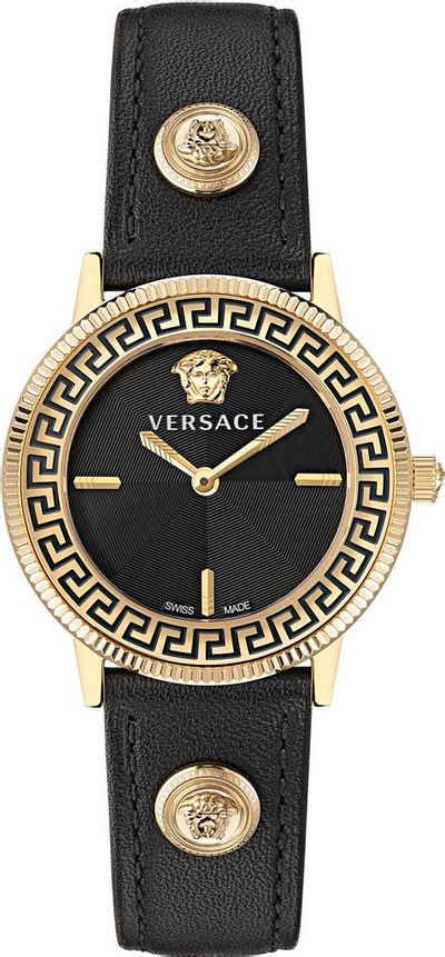 versace uhr damen lederarmband|Versace Damenuhren online .